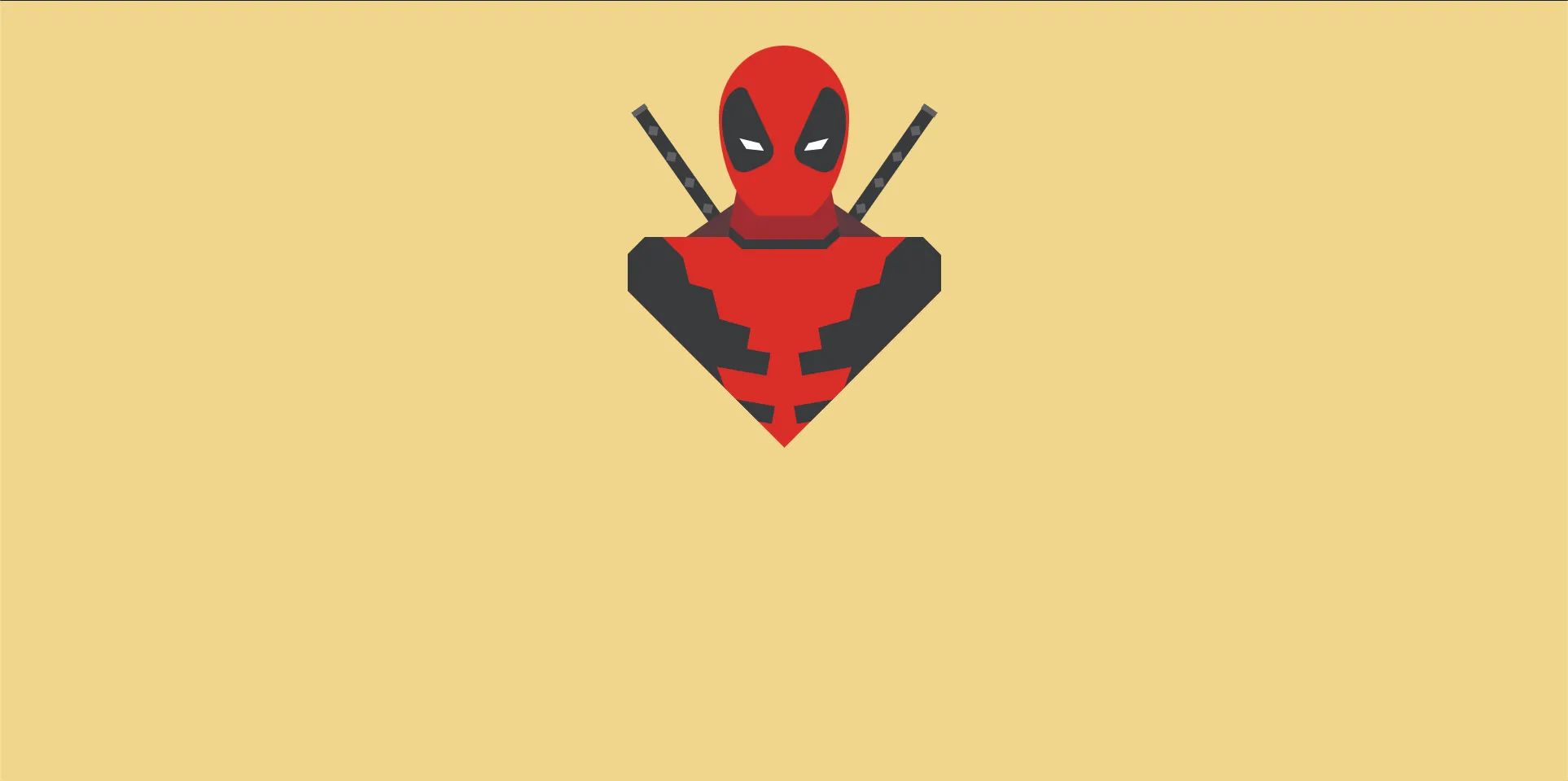 Pure CSS Deadpool