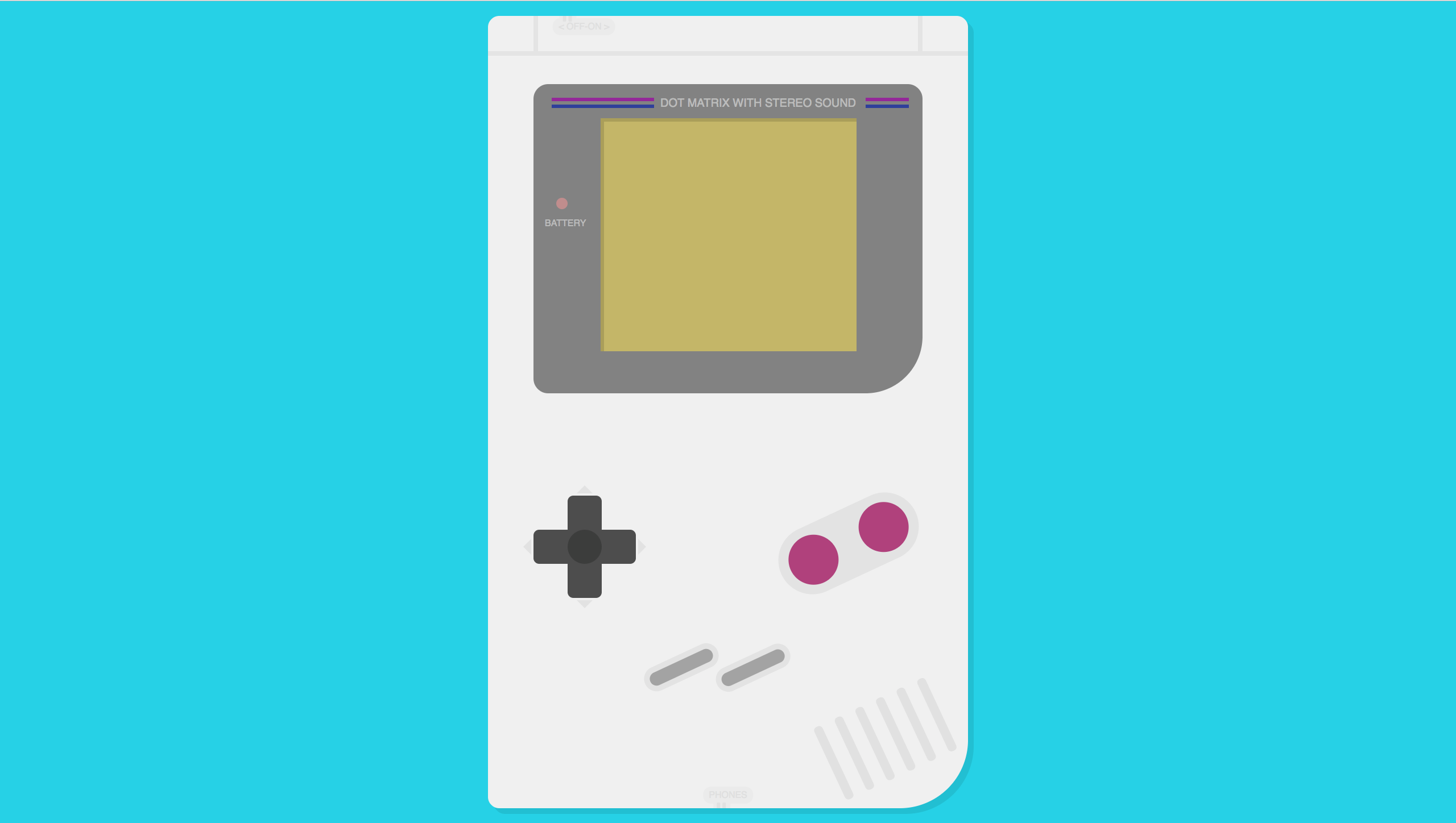 GameBoy Pure CSS